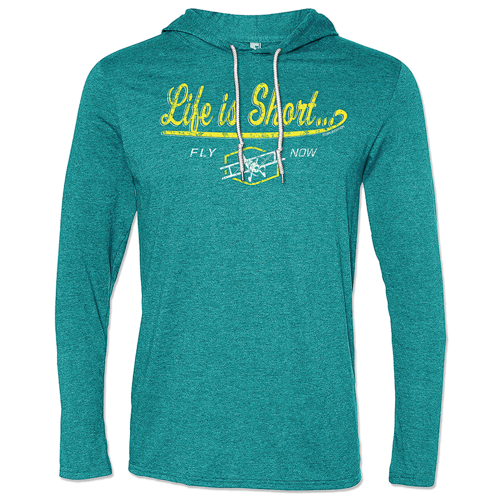 Life is Short Hooded Long Sleeve T-Shirt - Select