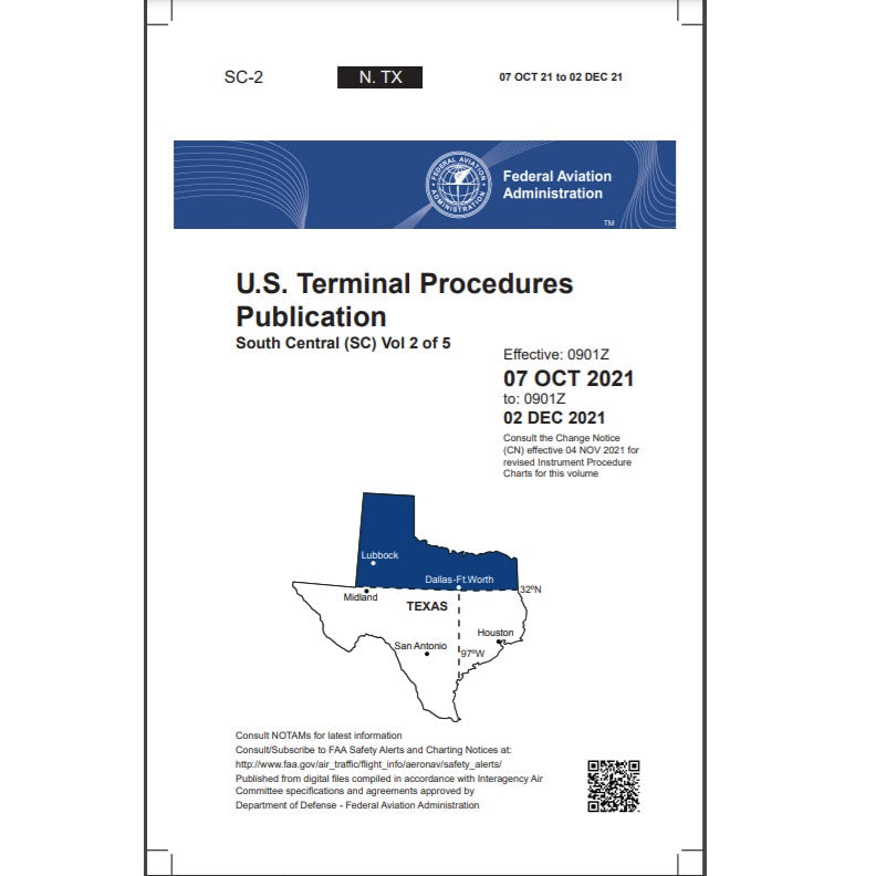 Load image into Gallery viewer, FAA IFR Terminal Procedures Bound South Central (SC-2) Vol 2 of 5 - Select Cycle Date
