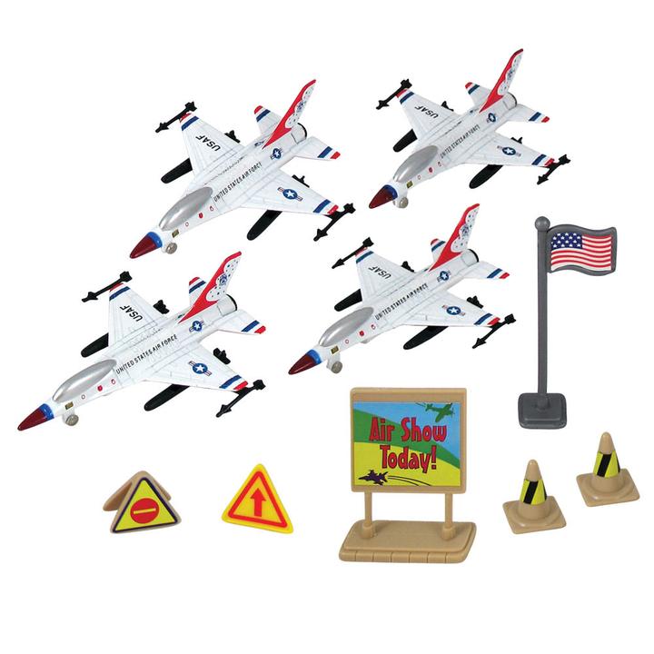 Load image into Gallery viewer, F-16 Thunderbirds Backpack Playset
