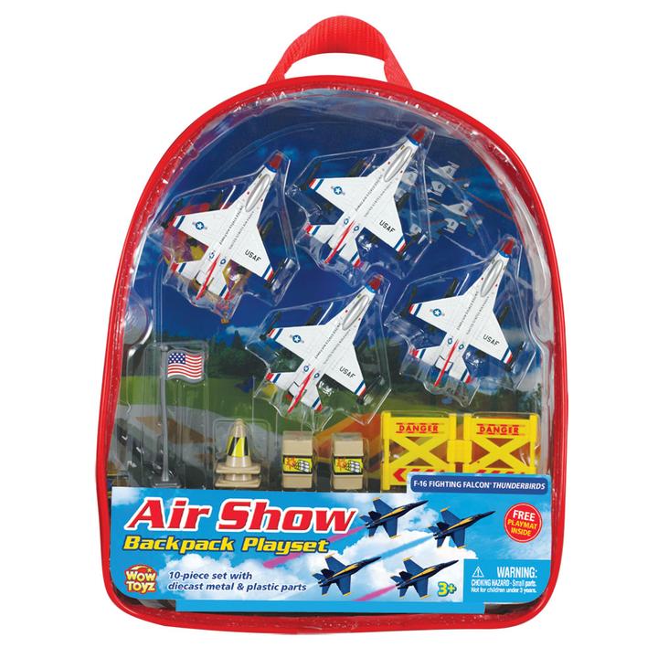 Load image into Gallery viewer, F-16 Thunderbirds Backpack Playset
