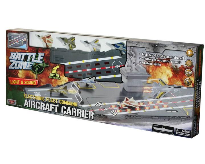 Load image into Gallery viewer, Giant Aircraft Carrier Playset - 31 Inch
