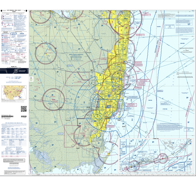 Miami Terminal Area Chart - Select Cycle Date