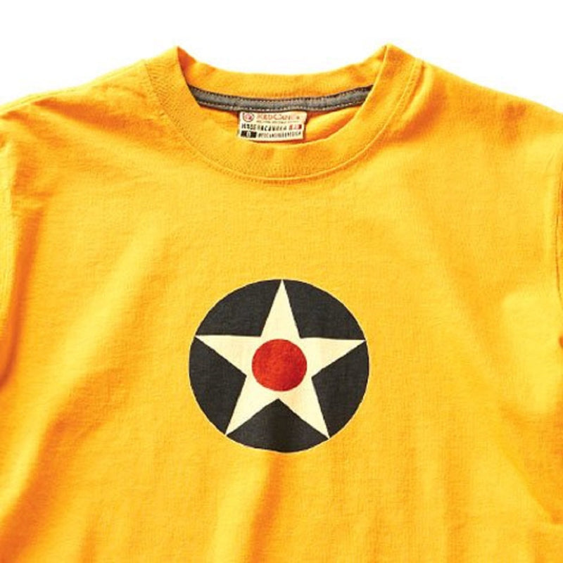 Load image into Gallery viewer, Red Canoe US Roundel Yellow Men&#39;s T-Shirt
