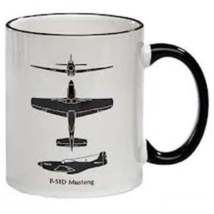Load image into Gallery viewer, P-51 Mustang Spotter Mug
