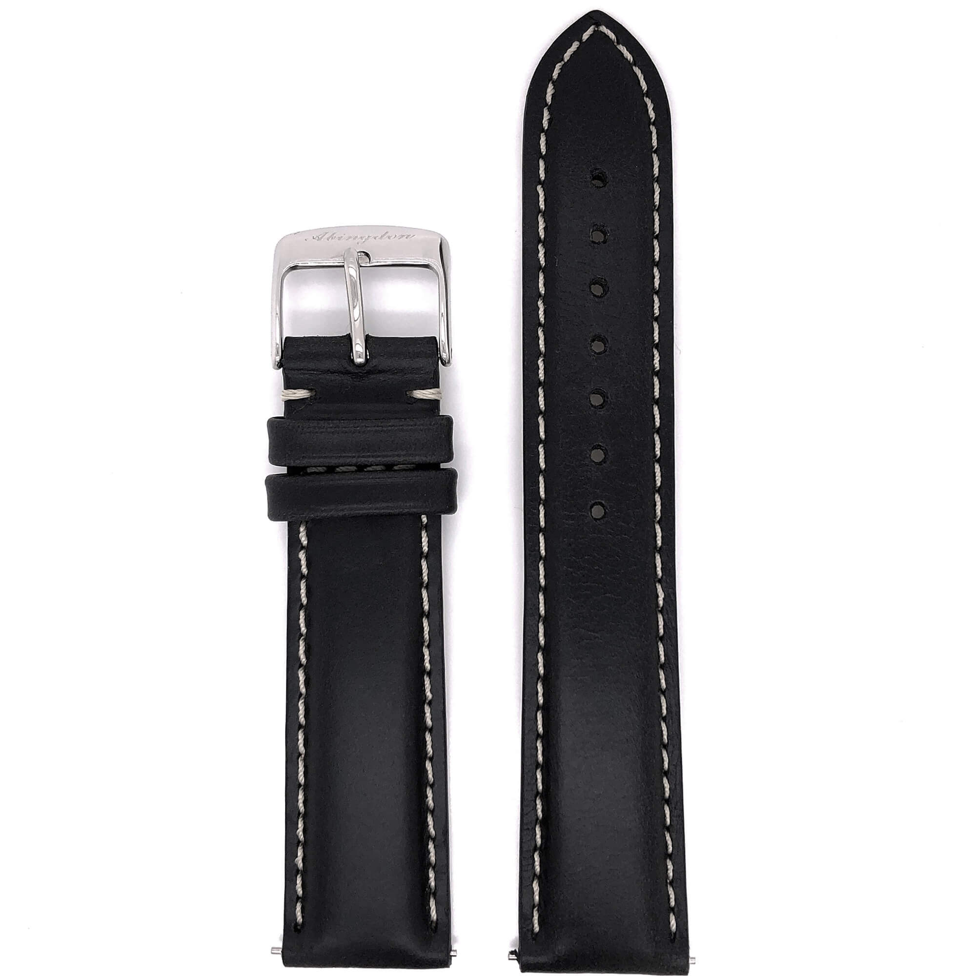 BAND – 20mm Oil Tan Leather Contrast Stitch