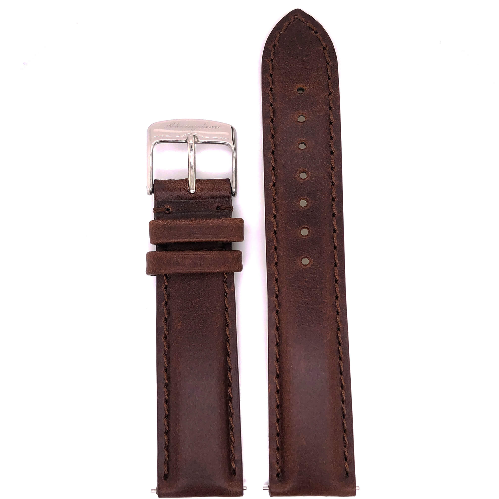 BAND – 20mm Oil Tan Leather Matching Stitch