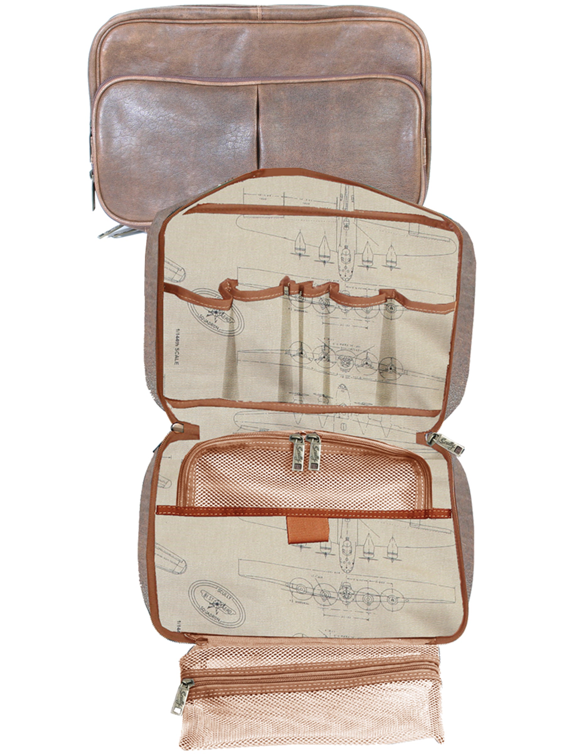 Aero Squadron Leather Travel Kit