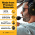 KORE H1 Helicopter Pilot Headset (Mono) with Headset Bag - U-174 Plugs