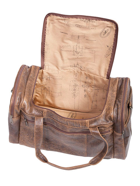 aok7703 leather duffel backpack Scully