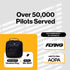 KORE H1 Helicopter Pilot Headset (Mono) with Headset Bag - U-174 Plugs