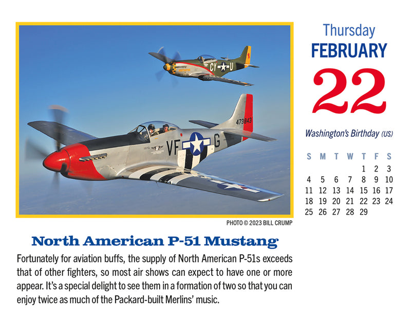 Load image into Gallery viewer, Golden Age of Flight 2024 Desk Calendar
