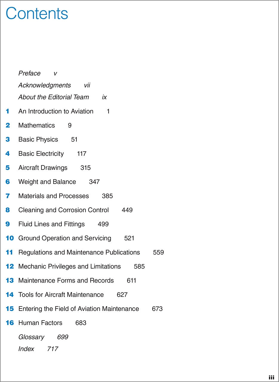 ASA Aviation Mechanic Series: General - Sixth Edition