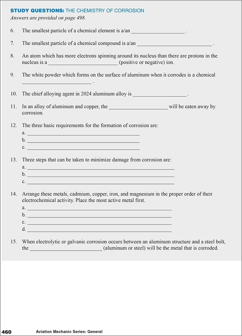 ASA Aviation Mechanic Series: General - Sixth Edition