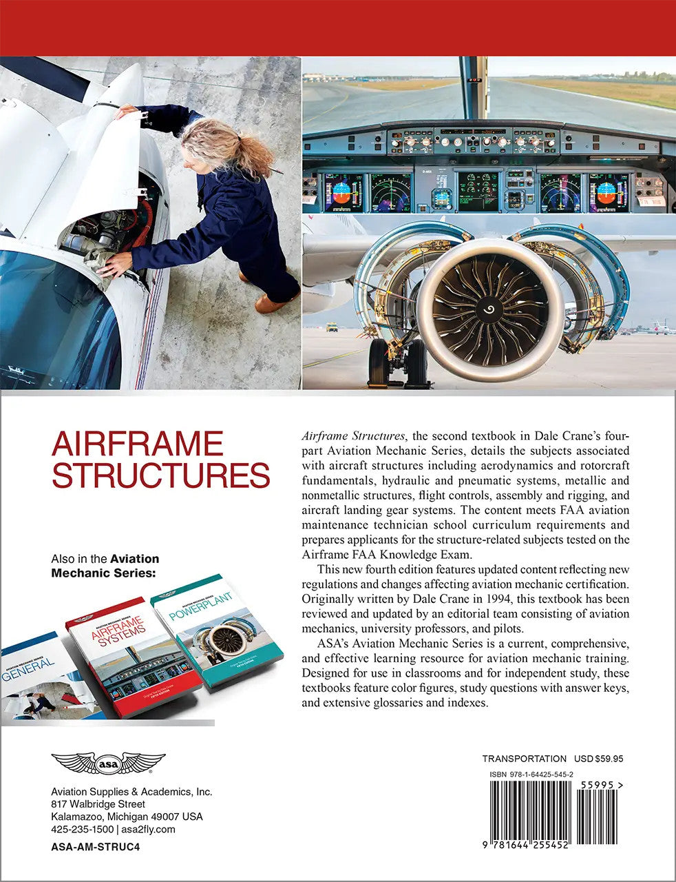 ASA Aviation Mechanic Series: Airframe Structures - Forth Edition