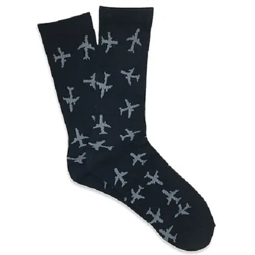 TWIN JETS pattern, Premium Crew Socks, 1 Pair - Choose Color