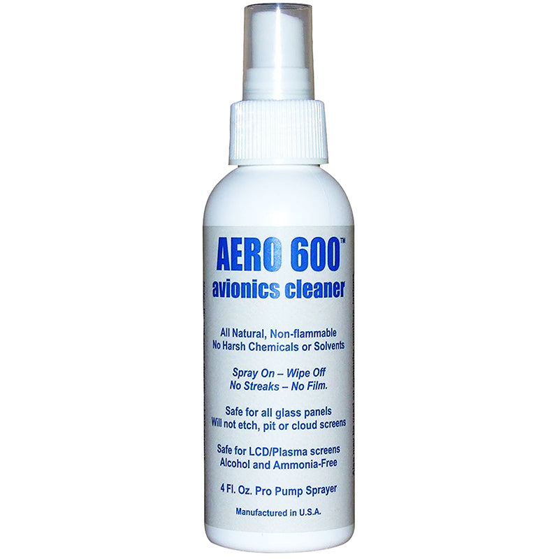 Aero 600™ Avionics Cleaner - 4 oz Pump Spray Bottle