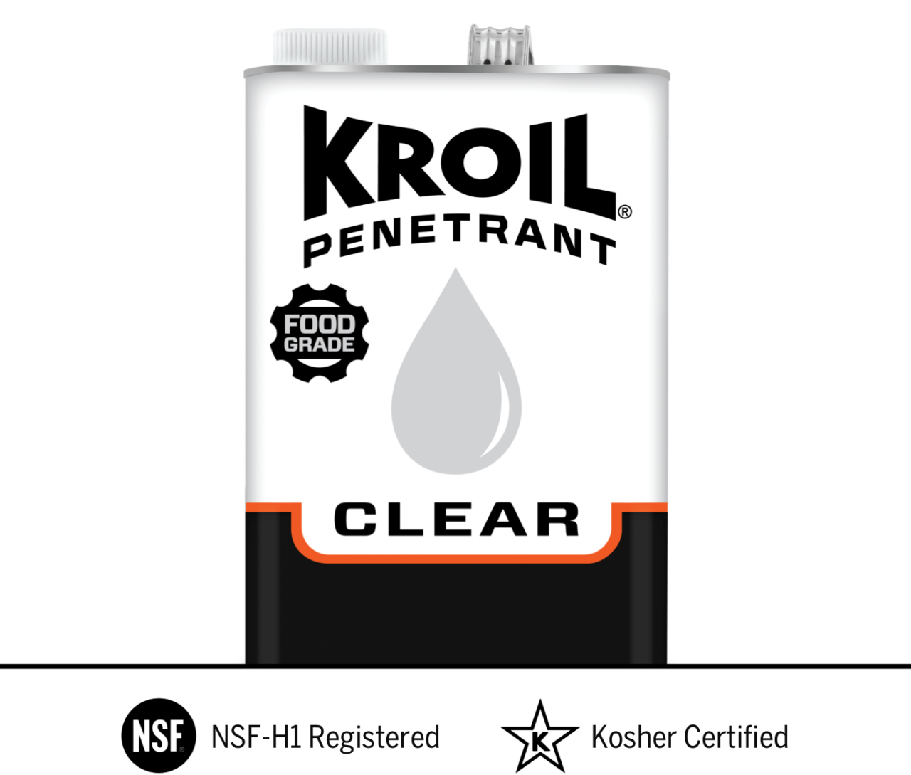 Kroil Clear Food Grade Penetrating Oil