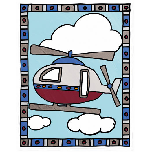 Paint by Numbers Set - Airplane & Helicopter