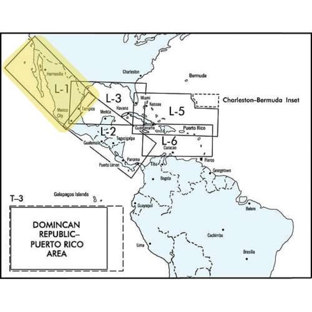 FAA Chart: Enroute IFR Low Altitude Chart CARIBBEAN (L-Charts) - L1/2 - Select Cycle Date