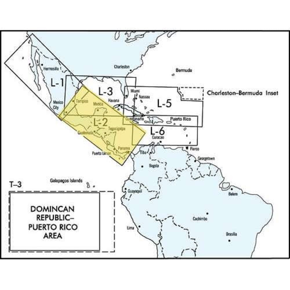 FAA Chart: Enroute IFR Low Altitude Chart CARIBBEAN (L-Charts) - L1/2 - Select Cycle Date