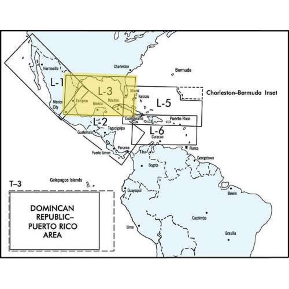 FAA Chart: Enroute IFR Low Altitude Chart CARIBBEAN (L-Charts) - L3/A3 - Select Cycle Date