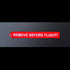 “Remove Before Flight” Red Flag w/ Metal Ring - Select Length