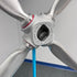 4-Bladed McCauley Cessna 78" Brushed Aluminum Airplane Propeller Metal Wall Display