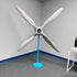 4-Bladed McCauley Cessna 78" Brushed Aluminum Airplane Propeller Metal Wall Display