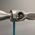 2-Bladed McCauley Cessna 70" Brushed Aluminum Airplane Propeller Wall Display