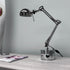 1940's Pratt & Whitney WWII R-2800 Corsair F4U Airplane Polished Chrome Radial Engine Piston Desk Task Lamp