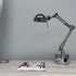 1940's Pratt & Whitney WWII R-2800 Corsair F4U Airplane Polished Chrome Radial Engine Piston Desk Task Lamp