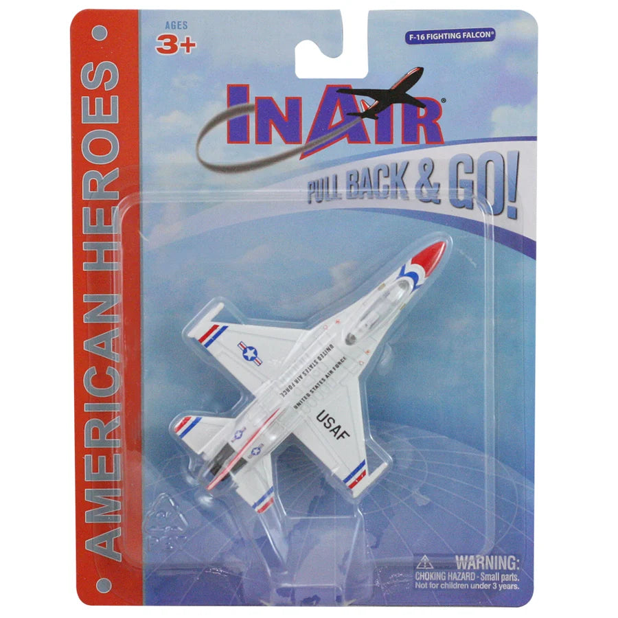 InAir American Heroes - Pullback & Go! Diecast - Select