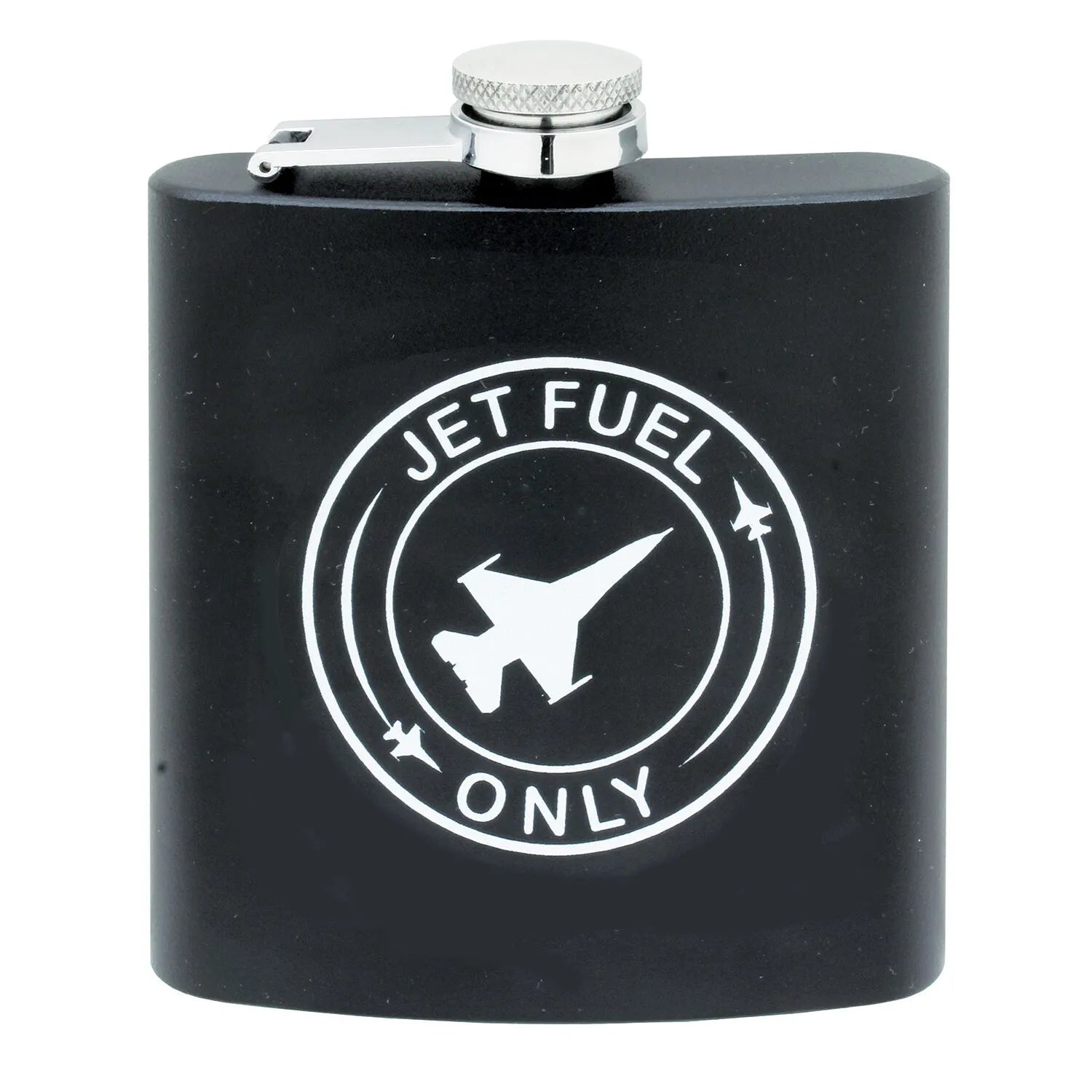 "Jet Fuel Only" Flask