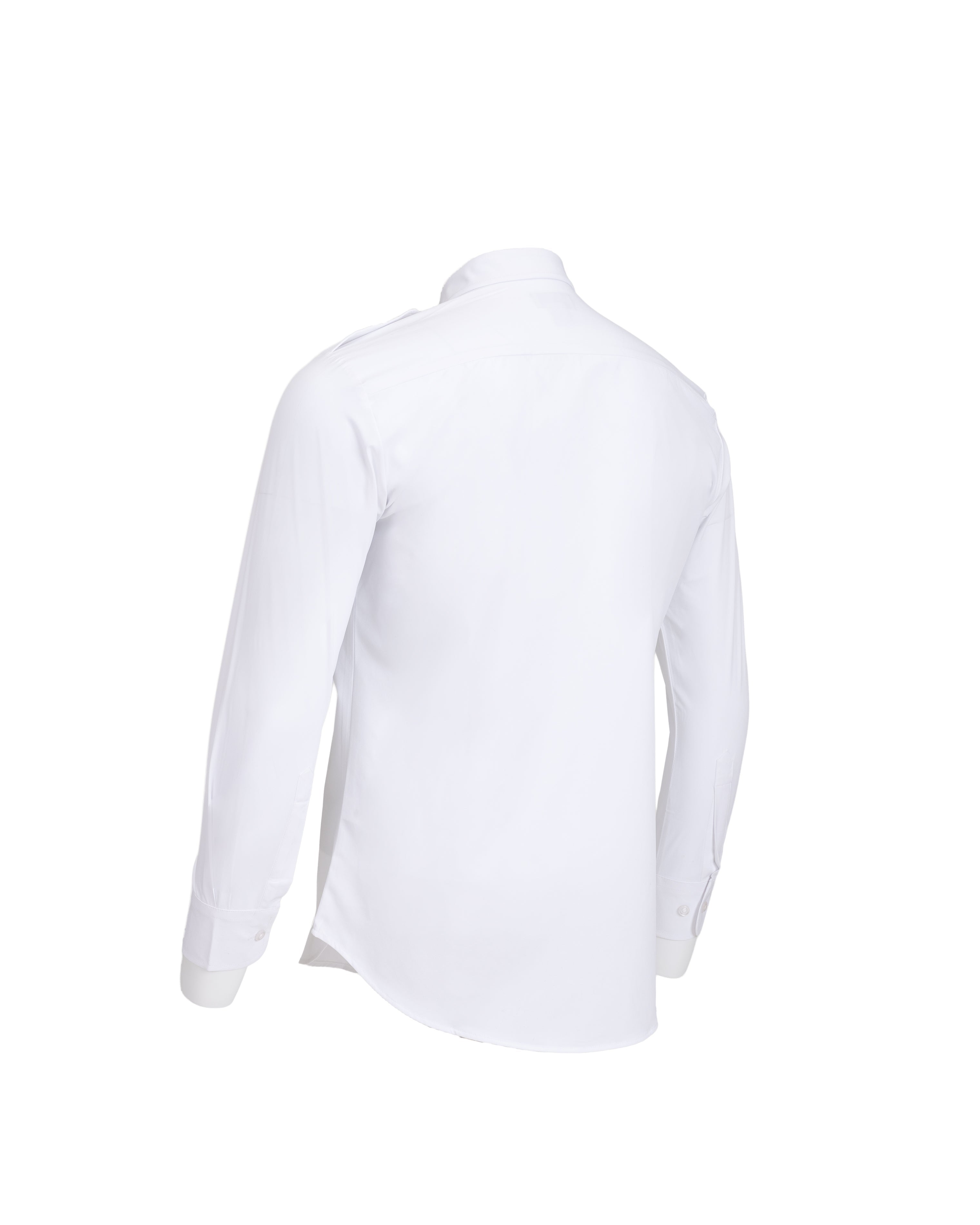 Men's Pilot Shirt (Silver Slim Cut / Long Sleeve)