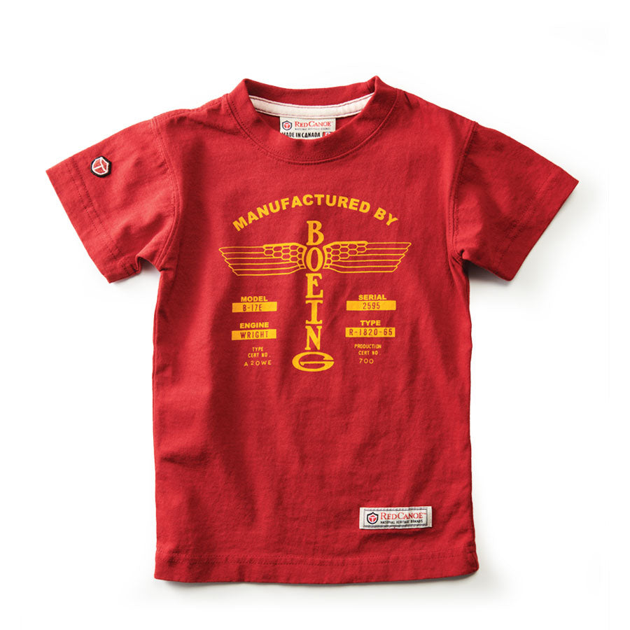 Red Canoe Kid's Boeing T-Shirt