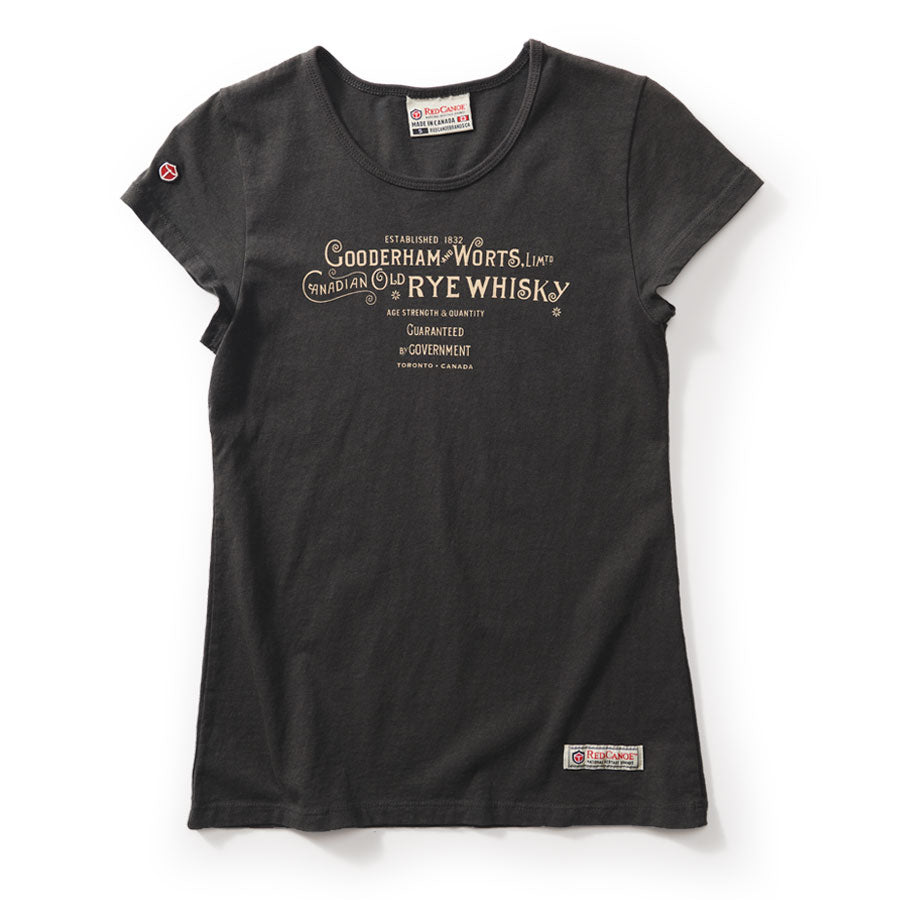 Red Canoe Women's Gooderham & Worts T-Shirt - Slate - PRE-ORDER ONLY