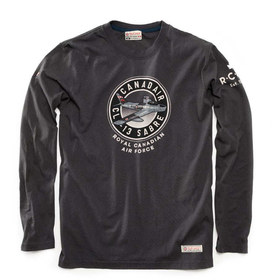 Red Canoe Men's RCAF Sabre Long Sleeve T-Shirt - PRE-ORDERS ONLY