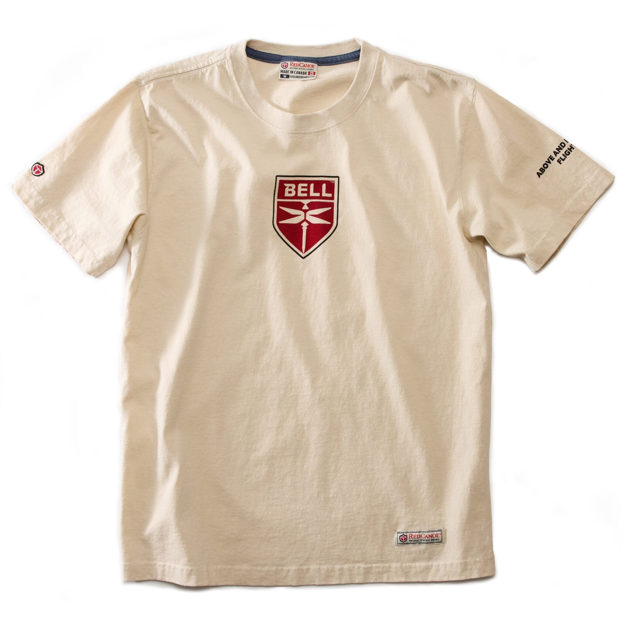 Red Canoe Brands Men's Bell Helicopter T-Shirt - Stone