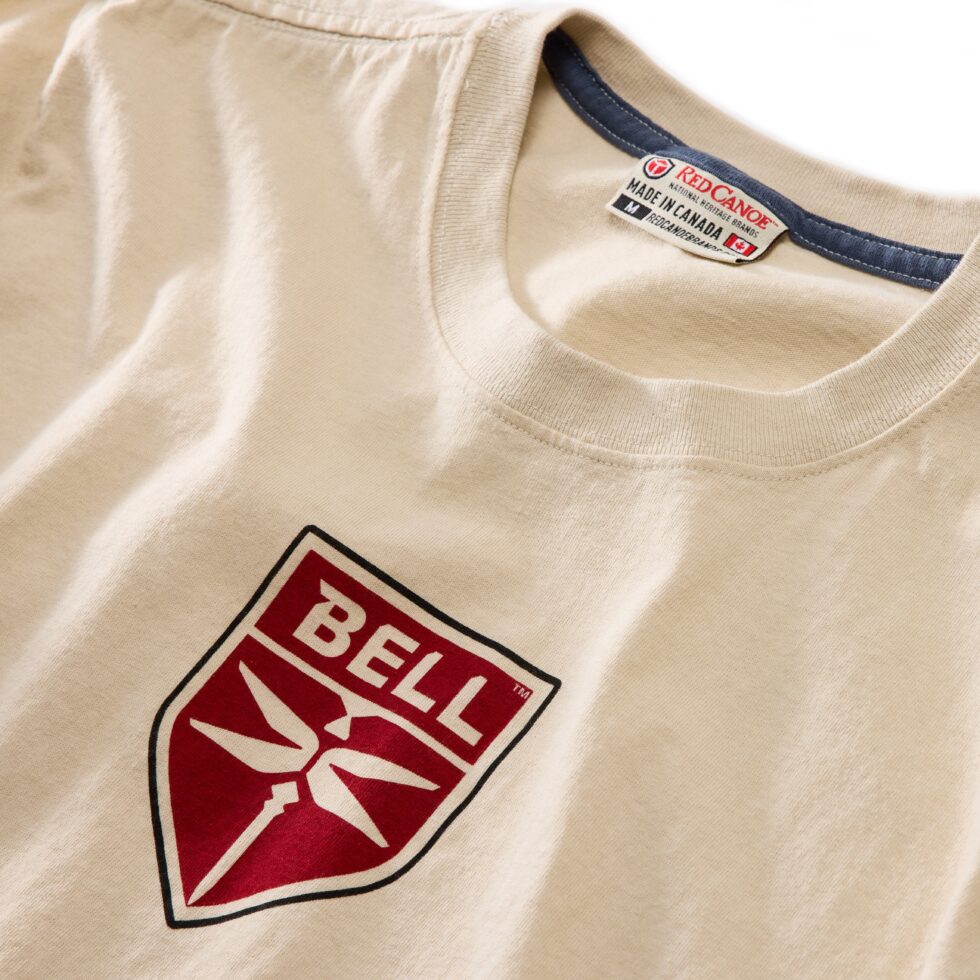 Red Canoe Brands Men's Bell Helicopter T-Shirt - Stone