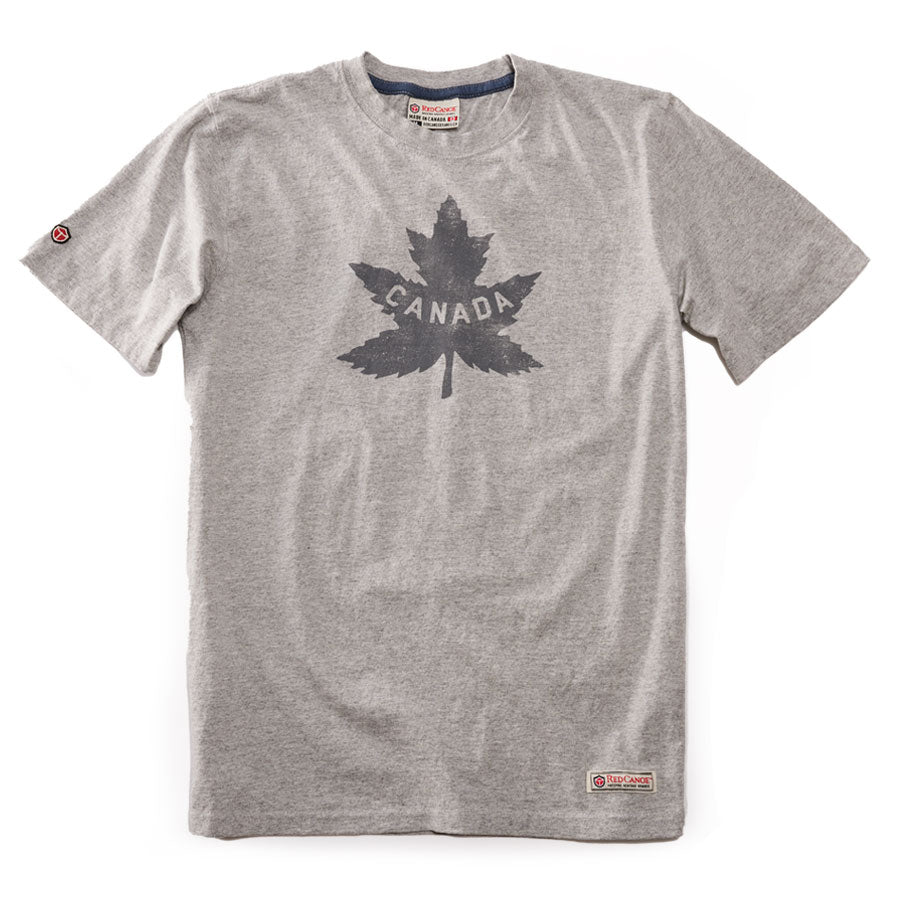 Red Canoe Brands Men's Canada Heritage T-Shirt - Grey - PRE-ORDERS ONLY
