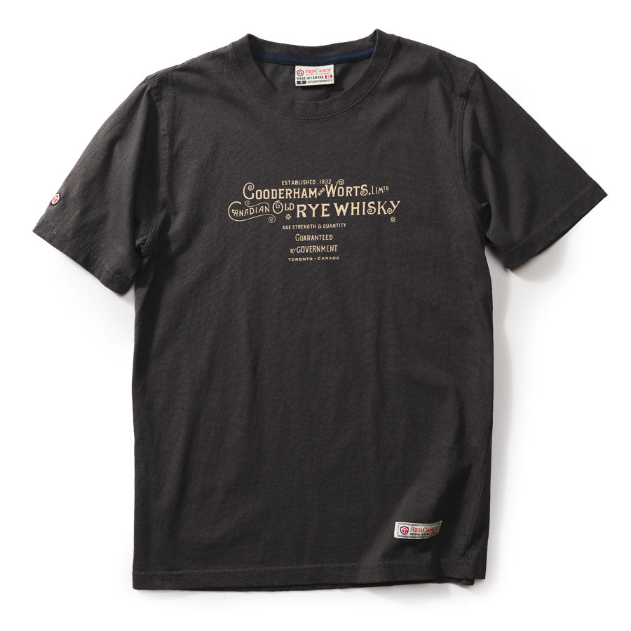 Red Canoe Brands Men's Gooderham and Worts T-Shirt - Slate - PRE-ORDERS ONLY