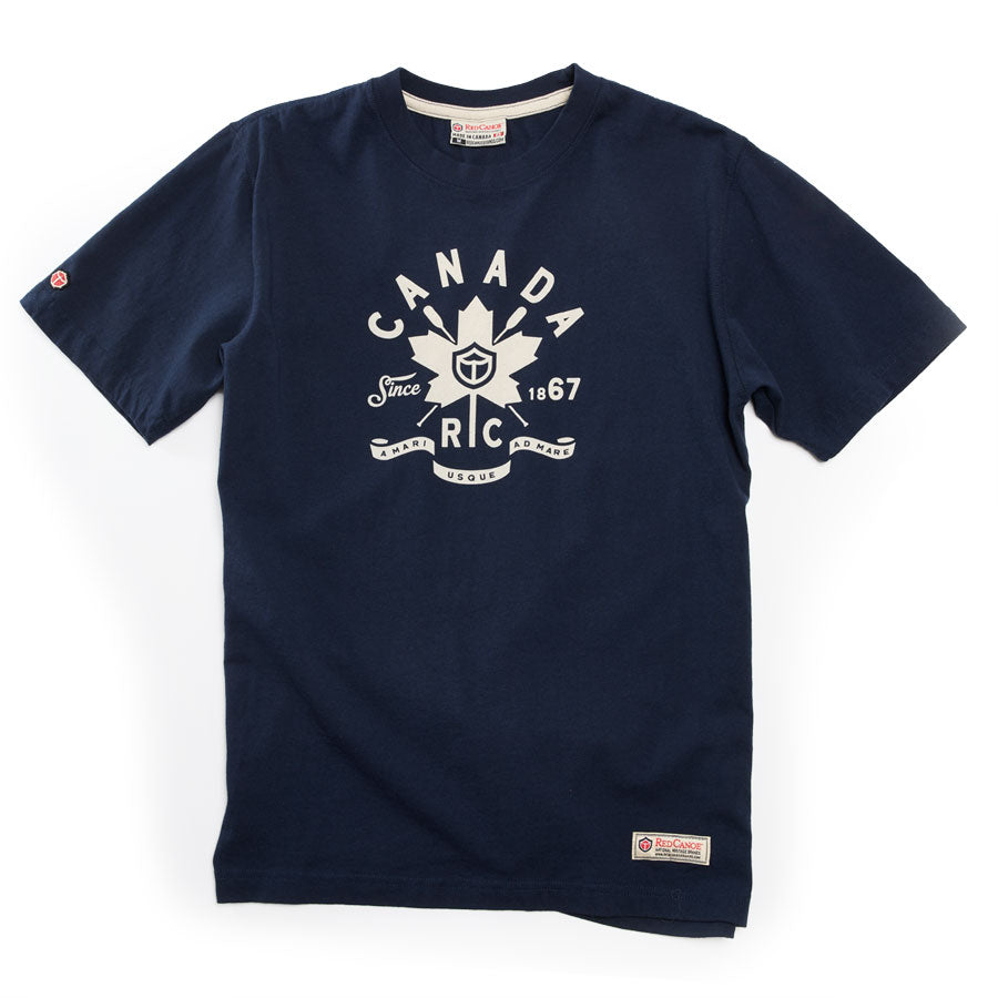 Red Canoe Brands Men's Canada Heritage T-Shirt - Navy - PRE-ORDERS ONLY