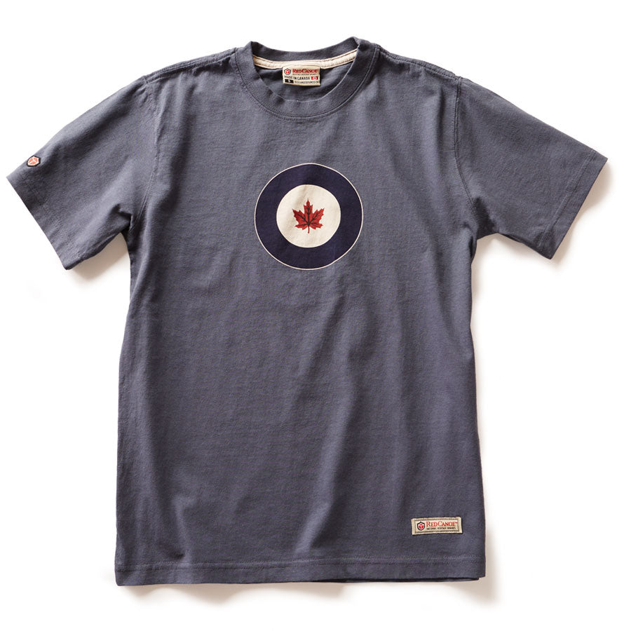 Red Canoe Brands Men's RCAF T-Shirt - Washed Blue
