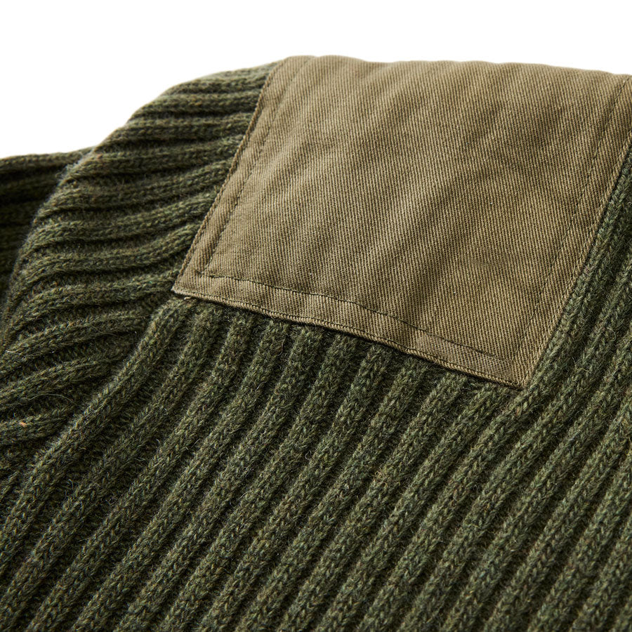 Red Canoe Brands Wool Rib Knit Sweater - Olive - Select