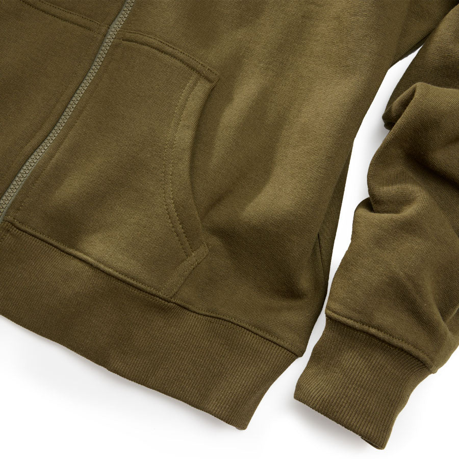Red Canoe Canada Full Zip Hoodie - Khaki