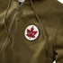 Red Canoe Canada Full Zip Hoodie - Khaki