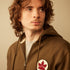 Red Canoe Canada Full Zip Hoodie - Khaki