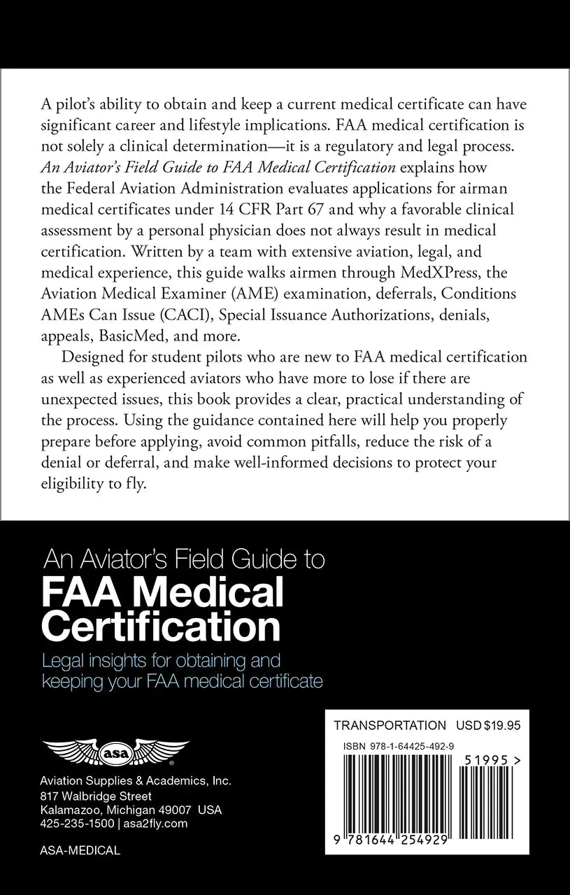 An Aviator's Field Guide to FAA Medical Certification - Select