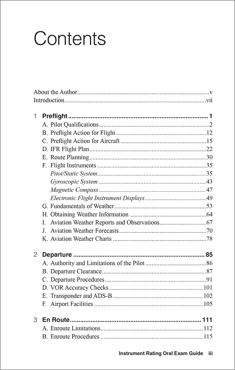 ASA Instrument Oral Exam Guide - 12th Edition