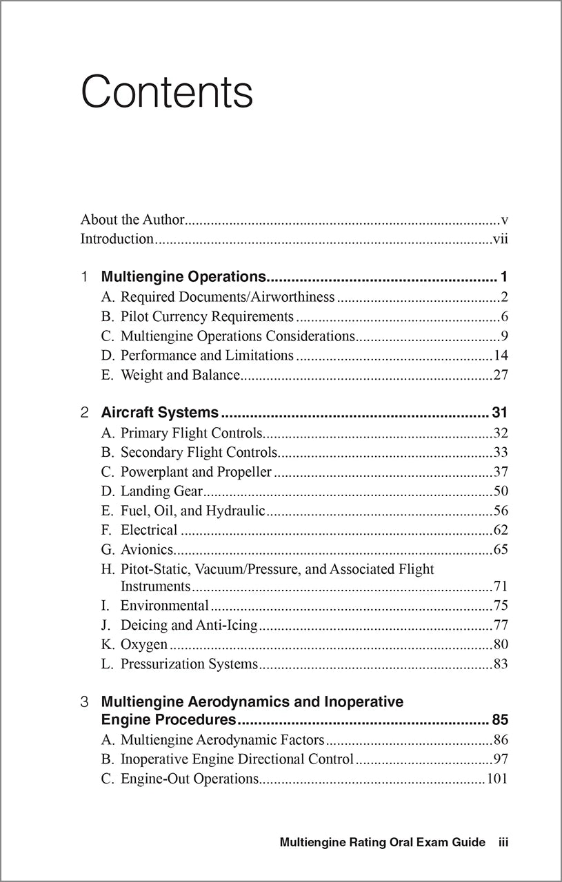 ASA Multi-Engine Rating Oral Exam Guide - 10th Edition